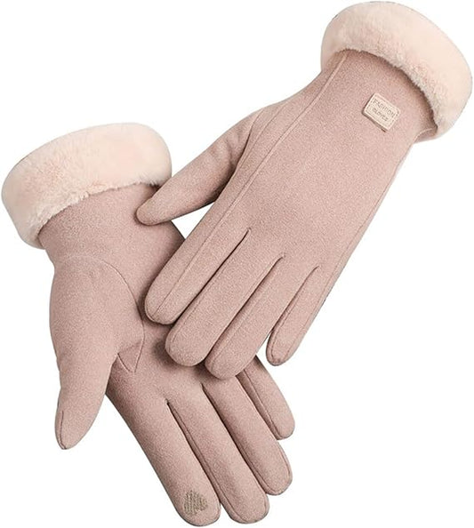 Women Winter Gloves with Touch screen Fingers